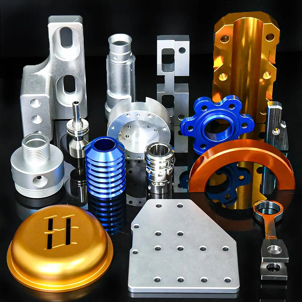 Precision OEM Anodized Stainless Steel & Aluminum CNC Machined Parts Wire EDM 0.002mm Tolerance Rapid Prototyping Services