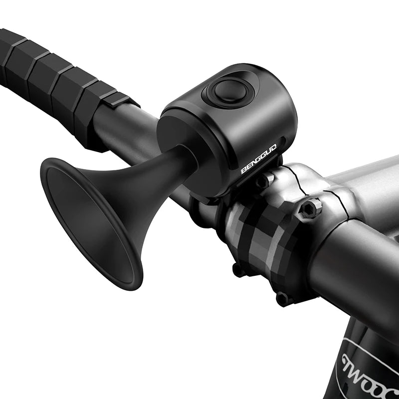 120 Db Electronic Loud Horn for Bike Kid Scooter Bicycle Handlebar Alarm Ring Bell with Safety Warning for Cycling Scootering