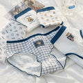 Women's Panties Pure Cotton Briefs Girls Underwear Mid-waist Cotton Crotch Breathable Shorts Wholesale