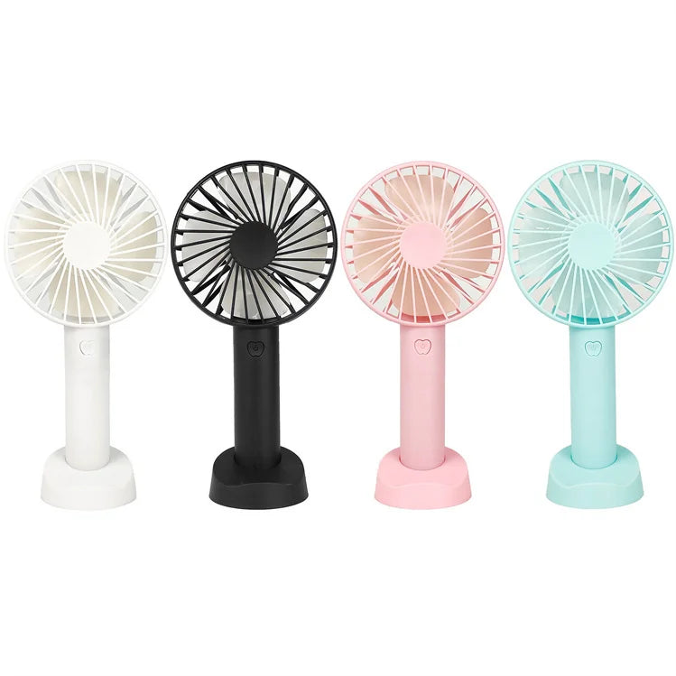 Hot Selling Mini Ventilateur Rechargeable Handheld 3 Speed Fan Multi-Function Foldable Rechargeable Portable Fan
