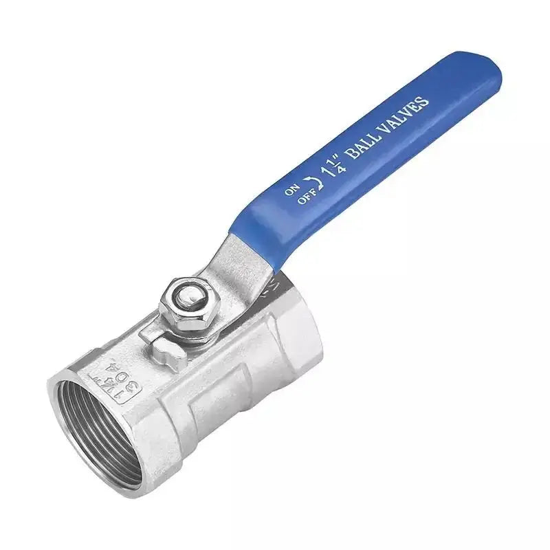 One Piece Manual Operated Control Water Oil Gas Cut Off 1000Wog Handle DN8 Stainless Steel Ball Valve