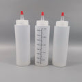 Refillable 250ML 8oz PE Plastic Sealing Squeeze Bottle Cooking  Empty Oil Bottle Home Kitchen Ketchup Sauces Dispenser