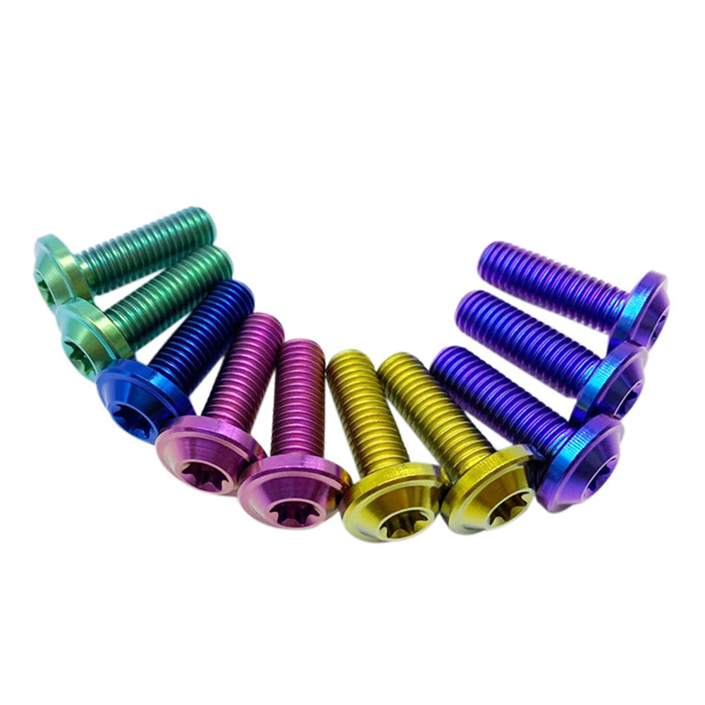 M4 Black Gr5 Titanium Wheel Centre Bolt Set for Bmw Unf Unc M8 Burnt Gold M12 M5 Wing Hexagonal Socket Pvd Coating Titanium Bolt