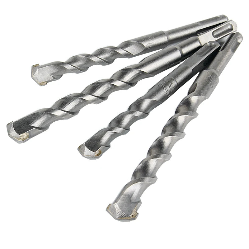 SONGQI Electric Hammer Cross Tips Drill Bit for Electric Drills Cutting Sds Plus Hammer Drill Bit
