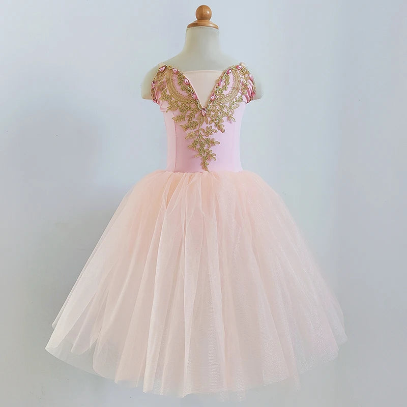 Children's Tutu Skirt Girl Dance Princess Gauze Children's Professional Performance Clothes 2023