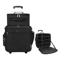 Relavel Portable Trolley Cosmetic Case for Business Trip Makeup Artist With Adjustable Partition Universal Wheel