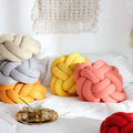 Al Wholesale Fuzzy Handmade Chunky Acrylic Decorative Knot Throw Pillow Cushion for Home Sofa Decoration