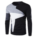 M-5XL Plus Sweater Men European Flag Blue Seagull Printed Casual Large Size Cotton Knitted Sweaters Pullovers Brand Clothing Top