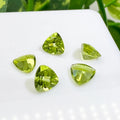 Trillion Shape 4.0m~8.0mm  Faceted Natural Gemstones VS Good Quality  Making Jewelry Natural Peridot