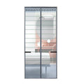 Colorful Stripe Fiberglass Screen Mesh Magnetic Closure Insect Screen Door