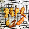 Wholesale Simulation Food Keychain Realistic Fried Chicken Drumstick Key Ring