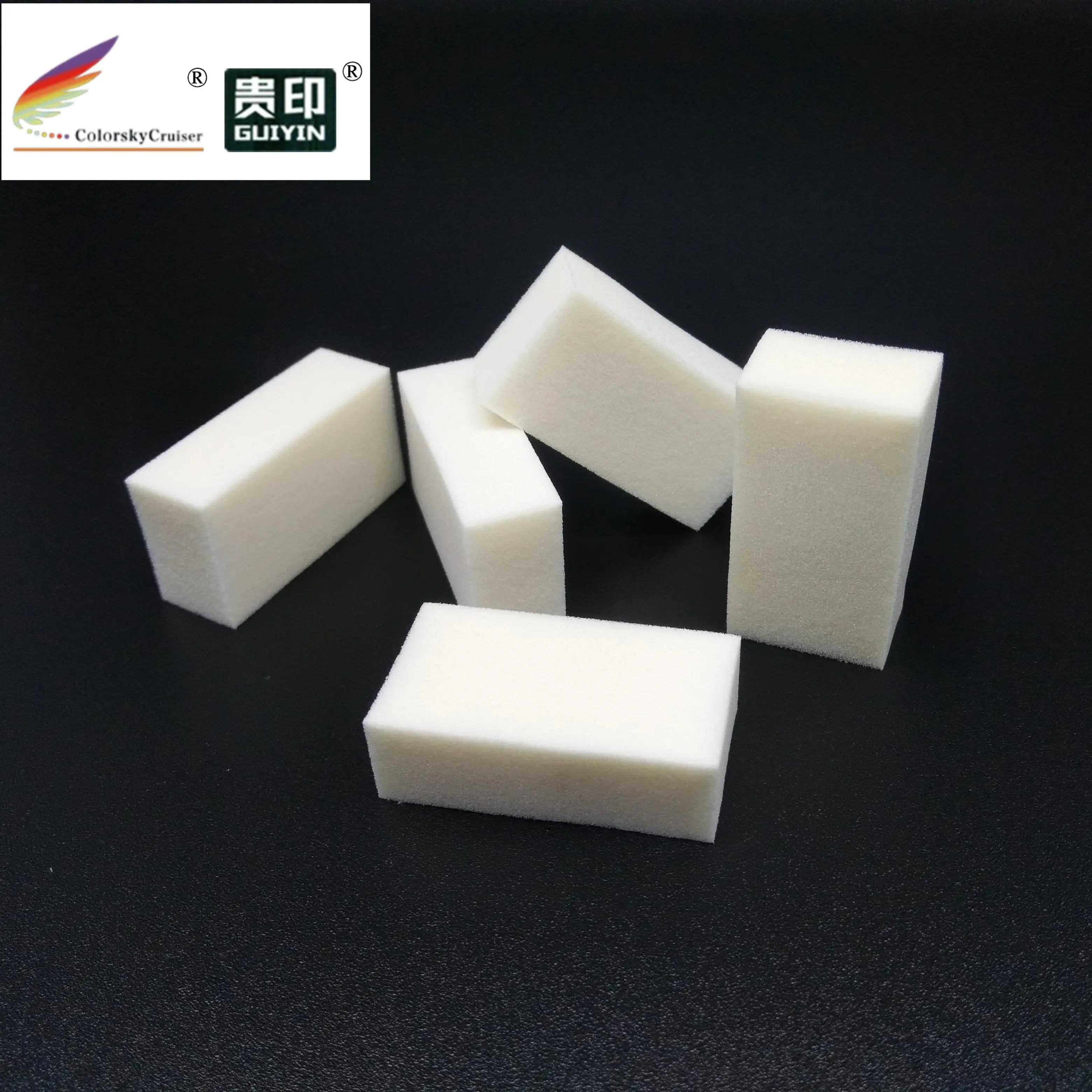 (F-HP62XLCY) Inkjet Ink Cartridge Foam Sponge for hp 123 305 802 83 804 805 818 XL Sponge CY 30*25*15mm 2.5g/pc 150pcs/lot