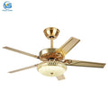 C147 YESHENG Modern 52inch 5 Blade LED DC Motor Ceiling Fan with Light & Remote Control for Living Room MegaBDM