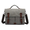 Vintage Canvas Luxury Briefcase Business Handle Messenger Bags Crossbody Computer Business Laptop Messenger Bag for Men