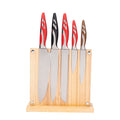 New Design 100% Food Grade Easy Clean 6 Pcs Stainless Steel Hollow Handle Kitchen Knife Set