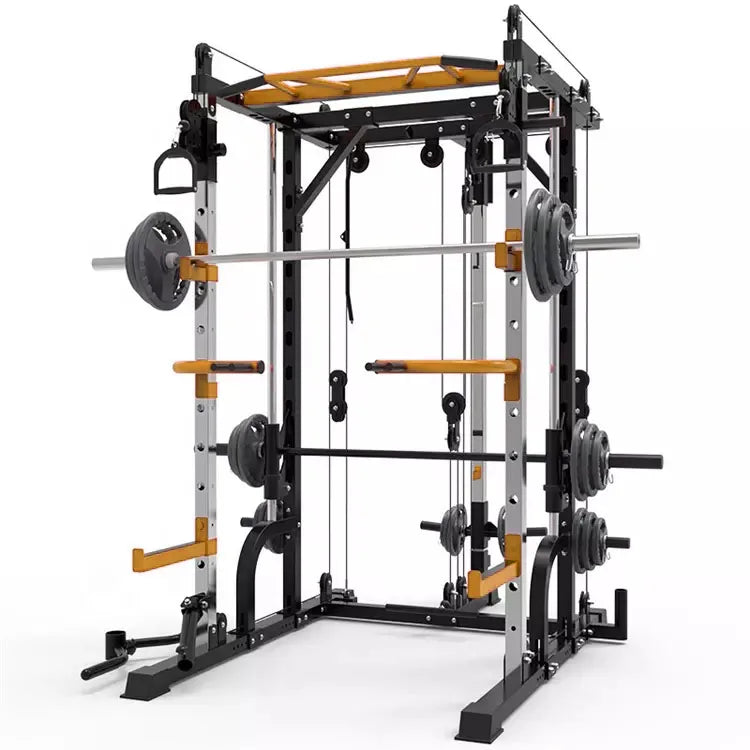 Fitness Smooth and Durable Smith Gym Multi Function Smith and Racks With Pulley