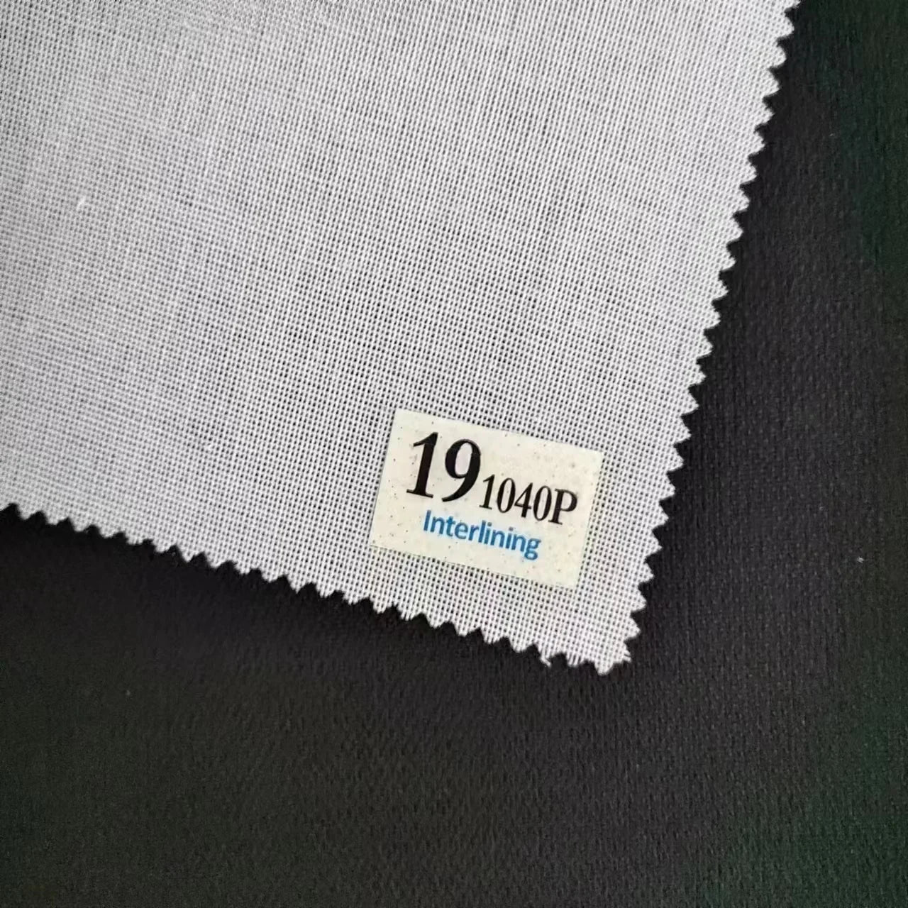 polyester cotton fusible lining fabric resin coating with glues adhesive interlining HDPE fabric for waistband  hat YB 1040P