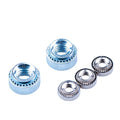Customized Plastic Aluminum Alloy Knurled Thumb Screw Nut Stainless Steel Knurled Check Nut