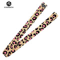 Kuerfit New Arrival Leopard Grain Individual Custom Logo Long Resistance Booty Band for Body Building