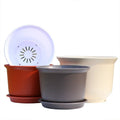 Balcony Big Plant Pots Planters Large Outdoor Plastic Garden Nursery Flower Pots for Plants