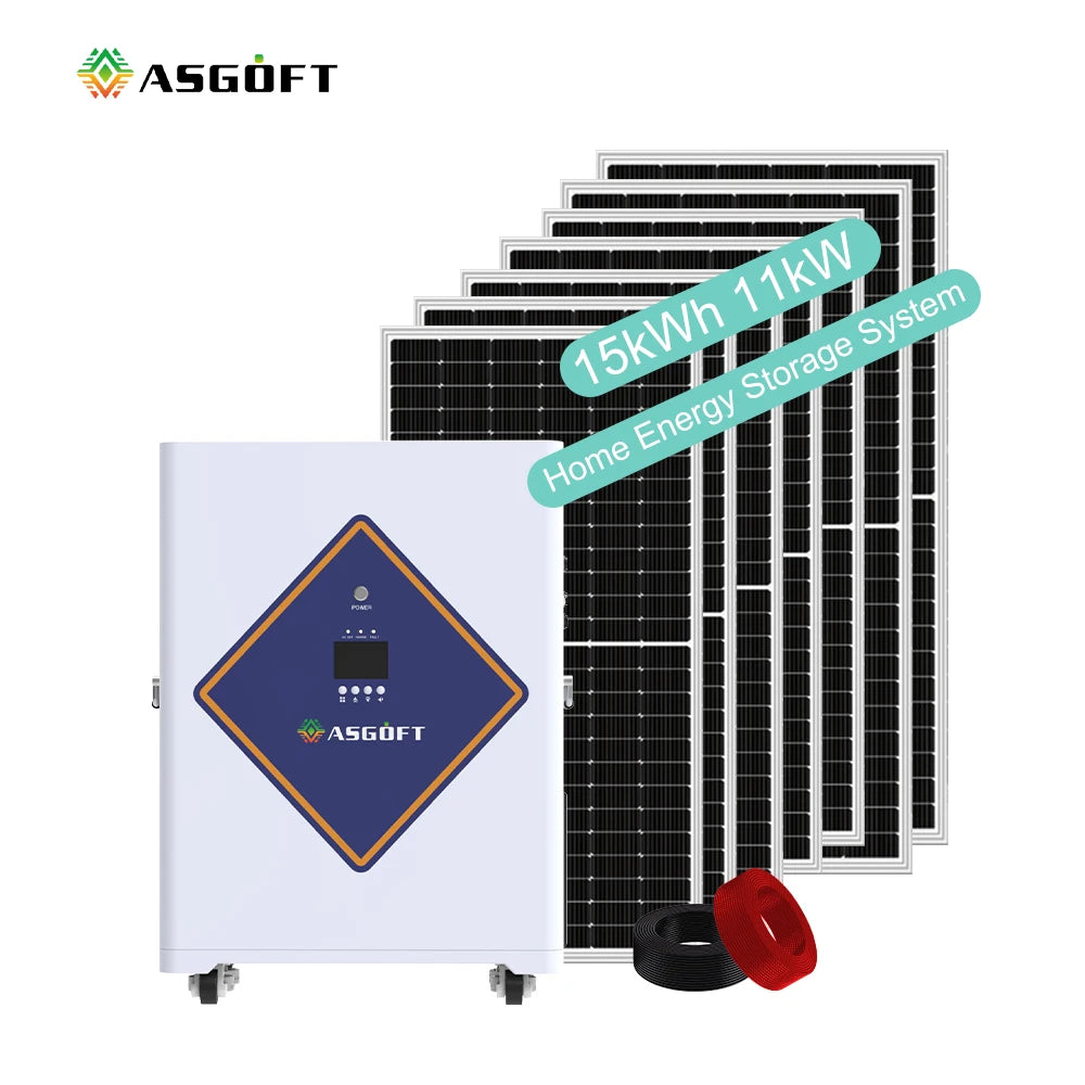 Poland Stock 15KWH 11KW Home Grid Solar Power Station Lithium Ion Battery Whole House Backup Generator Home Energy Storage