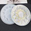 Moon Phase Tray Resin Silicone Molds Plaster Dish Mold