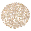 PVC Plate Mat Dining Table Round Plastic Platemat & Pads for Wedding Party