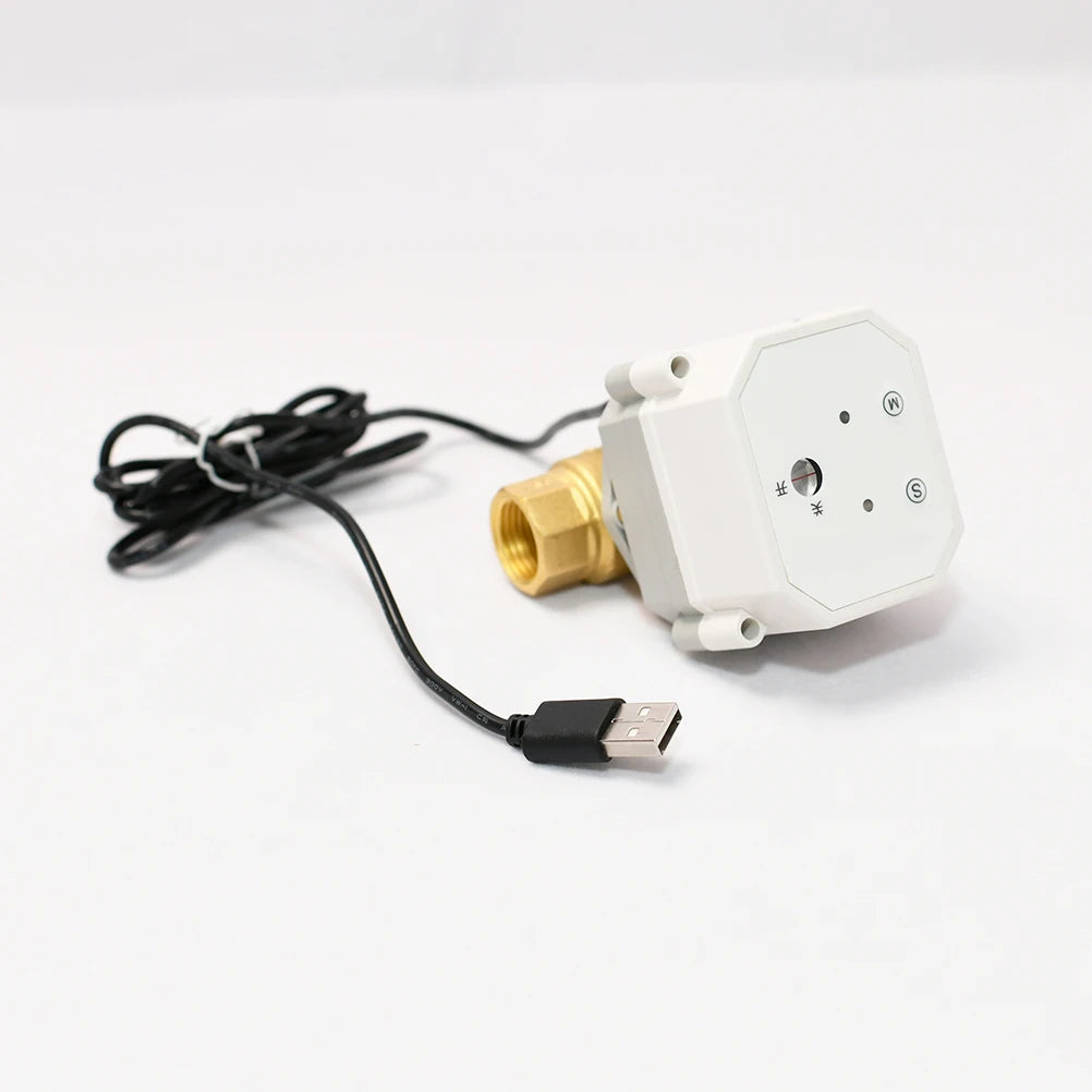 Tonheflow Lorawan Lora 868 Wireless Remote Valve Sensor 3/4" DN20 Electric Motorized Ball Valve