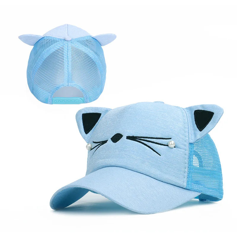 Cute Girl Animal Shape Clip Hat Factory Wholesale Custom Mickey Kids Children Cap