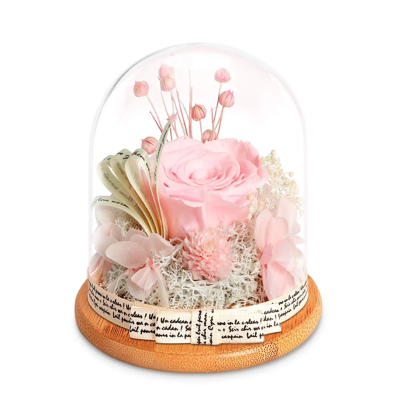 Blue Preserved Rose for Women Mom Grandma Wife Forever Eternal Real Rose Box Mother's Day Glass Roses 5 - 7 Days Royal Blue 2pcs