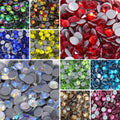 High Quality 1440 Pcs/pack SS6 SS8 SS10 SS12 Garment Round Hot-fix Rhinestones Crystal Hot Fix Rhinestones Bulk