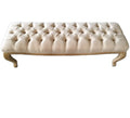 Antique French Style Wooden Linen Bench