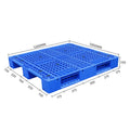 1200*1100*150MM Injection Molded HDPE & PP Euro Pallets 4-Way Ventilated Plastic Racking for Auto Industry Logistics Storage