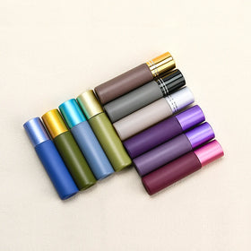 4ml 6ml 8ml 10ml Empty Thick Glass Roll on Bottles Perfume Bottle Essential Oil Roller Bottles with Stainless Steel Roller Ball