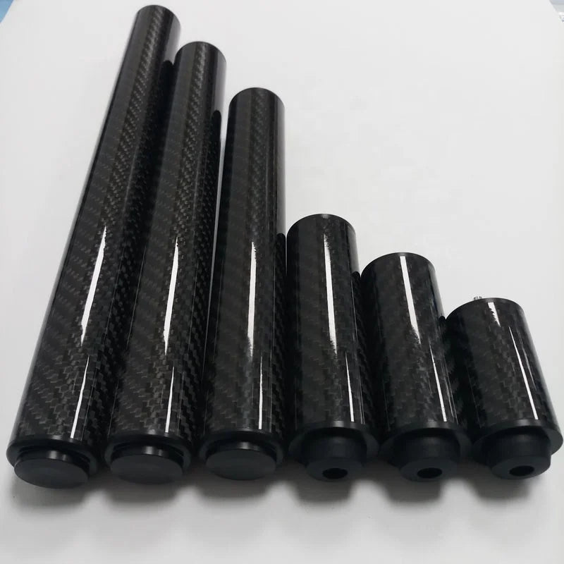 Xmlivet Billiards Pool Cue Extension P2 with Bumper for predator Cues Full Carbon Material Cue Extender Billiards Accessories