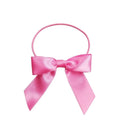 100% Polyester Perfume Bottle Decoration Satin Ribbon Bow Tie Elastic Loop Custom Printing LOGO Handmade Oeko-Tex Certified Gift