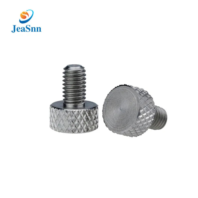 China Supplier Custom Stainless Steel Knurled Thumb Screw for Hand Knob