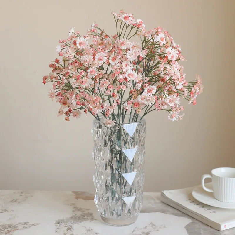 Wholesale Artificial Chrysanthemum Flower Mini Silk Artificial Daisy Flower for Home Table Center Piece Wedding Party Decoration