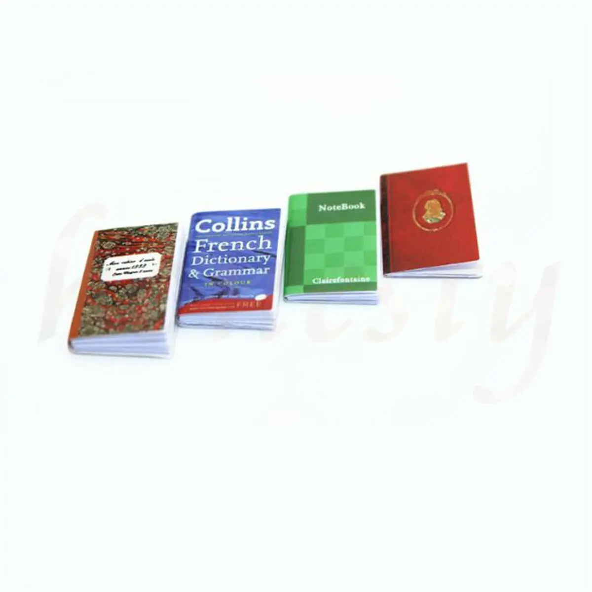 Random One Miniature Dollhouse Decorative Object Paper Notebook Magazine for Home Decor