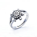 MA YIN FANG Factory Custom 925 Sterling Silver Geometric Spoon Rings Trendy Tortuga Anillo De Dedo NGGC Certified Parties