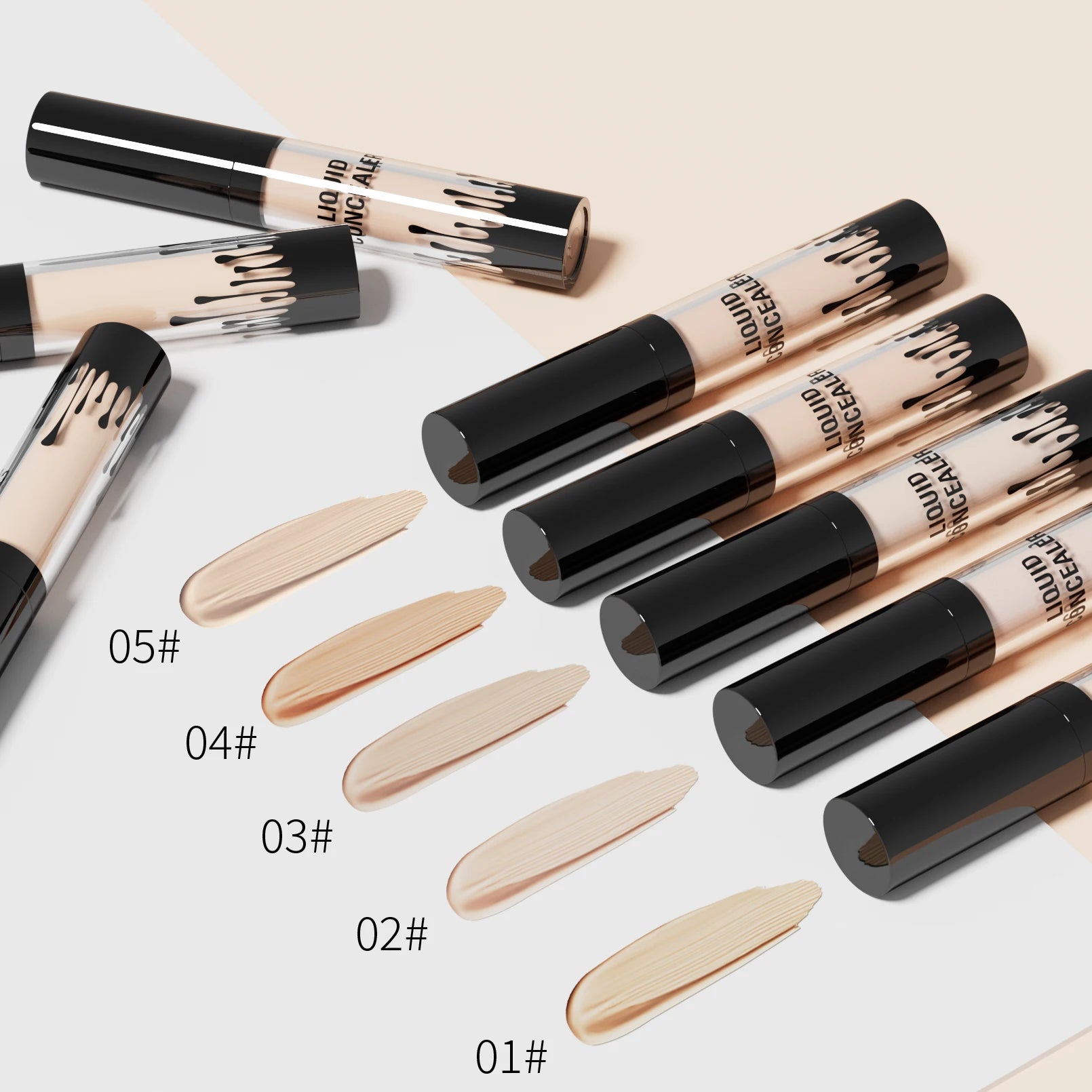 Waterproof Liquid Foundation Makeup Face Base High Coverage Concealer Cream Foundation Wholesale