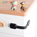 Adjustable Baby Safety Cabinet Lock Adhesive Stop Open No Drilling Kid Safety Lock Household Baby Safety Adjustable Cabinet Lock