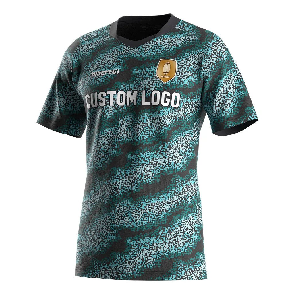 Design Printing Muscle Bodybuilding Team V-Neck Sweat Tee Jerseyes Rugby Shirts