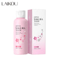 LAIKOU Japan Sakura Face Toner 100ml Hydrating Skin Care Essence with Brightening Whitening Reduction of Spots Fine Lines