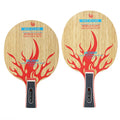YoungJoy BOER RED FLAME Professional Quality  7 Pure Wood Table Tennis Bat Offensive & Defensive Pingpong Racket
