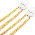 Fashion Stainless Steel Jewelry 18k Gold Plated 45cm 50cm 55cm 60cm Lengthened Chain Necklace New Summer Necklace