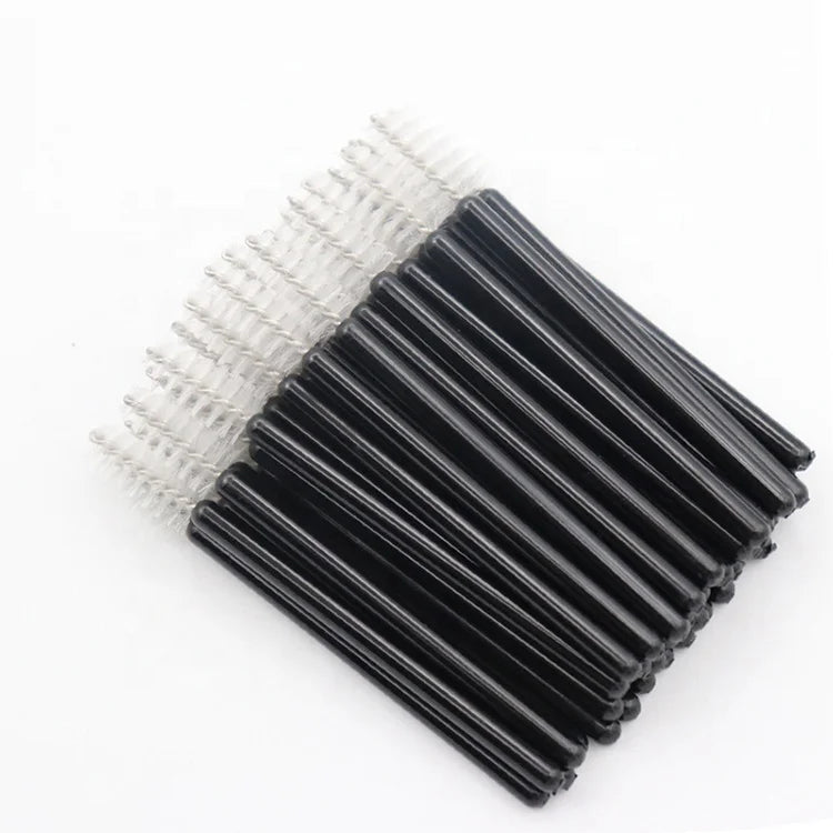 Factory Hot Selling Disposable Eyelash Brush Mini Mascara Wands Brow Brush Cosmetic Tool Portable Eyelash Comb for Makeup