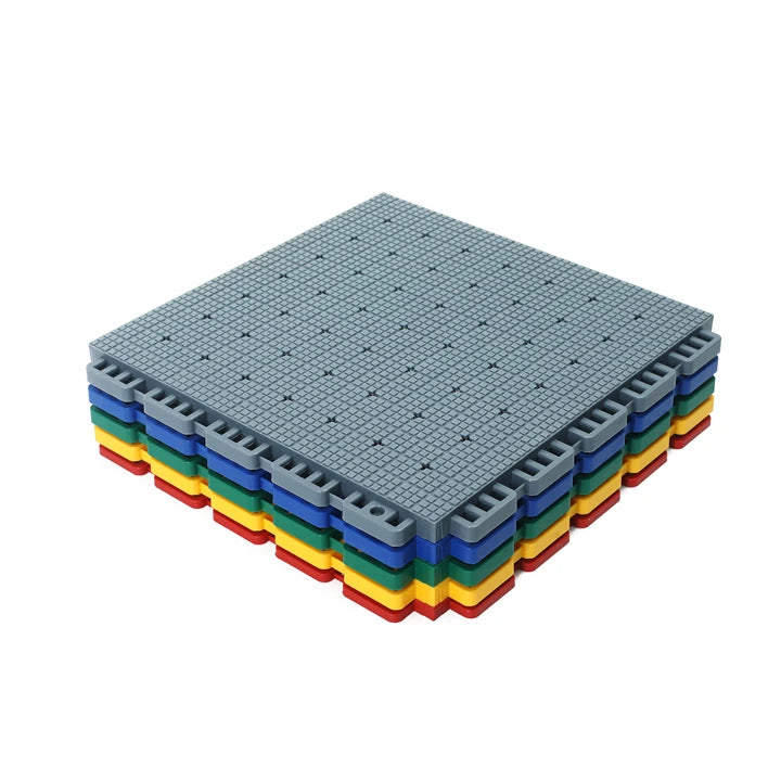 Full-Size 94*50 Foot TPV Interlocking Modular Sports Outdoor Floor Tiles for Basketball and Badminton Courts