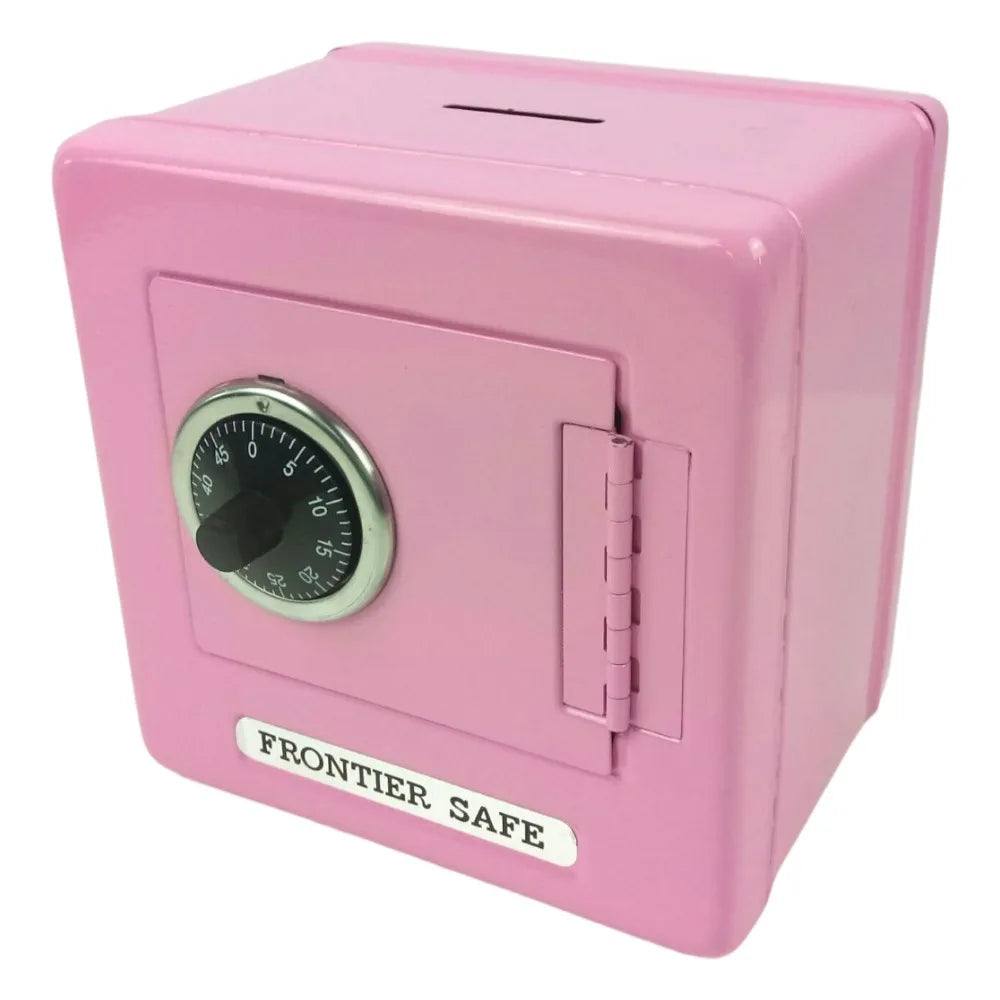 Custom Packaged Mini Iron Money Saving Box Pig Bank Locker with Key Safety Lockable Metal Coin Treasure Box for Kids' Gifts