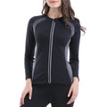 Sweat Weight Loss Sauna Suit Women Neoprene Body Slimming Suit Slimming Body Shapers Trainer Long Sleeves Zipper